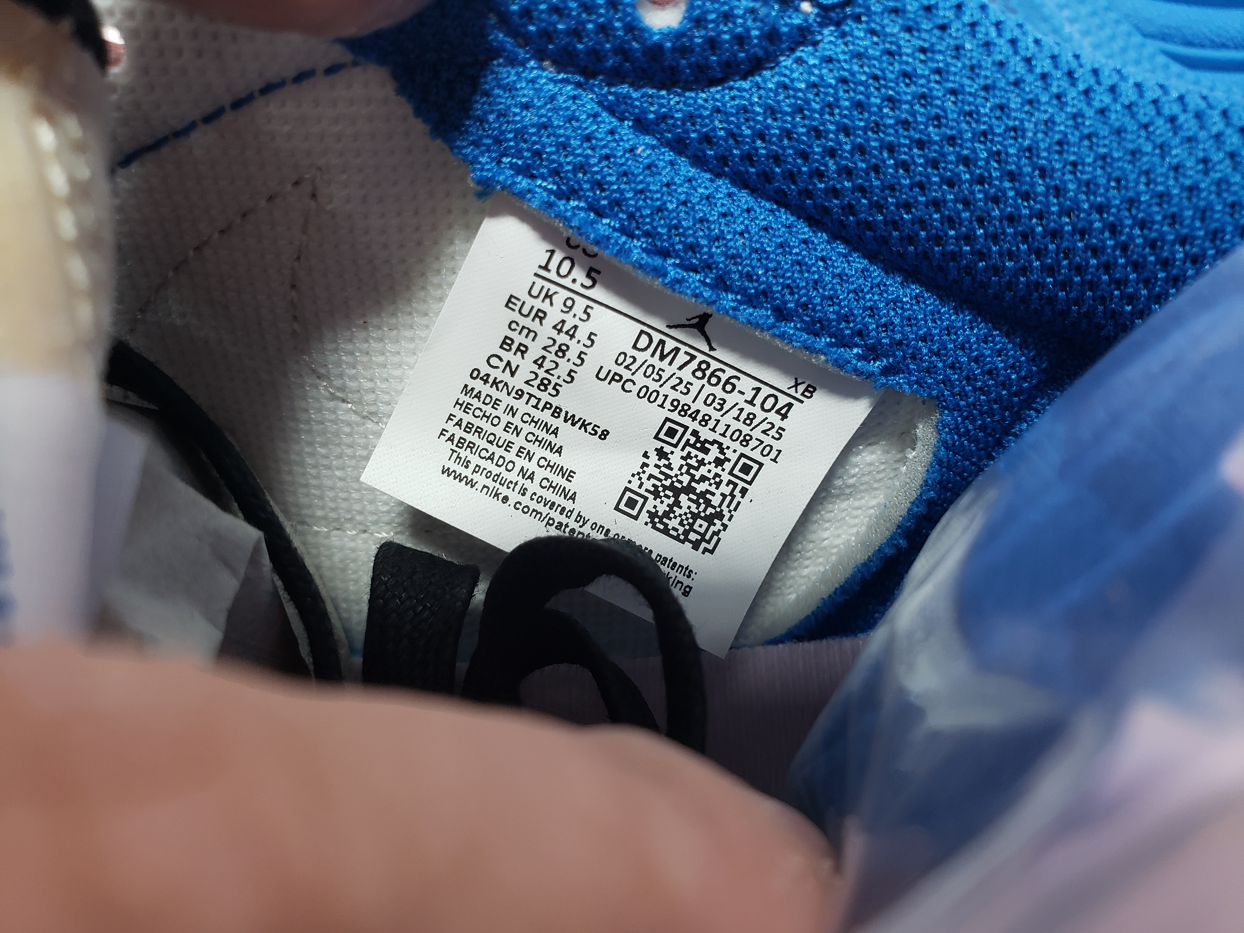 PKGoden Air Jordan 1 Retro Low OG SP Fragment x Travis Scott Sail Military Blue DM7866-104