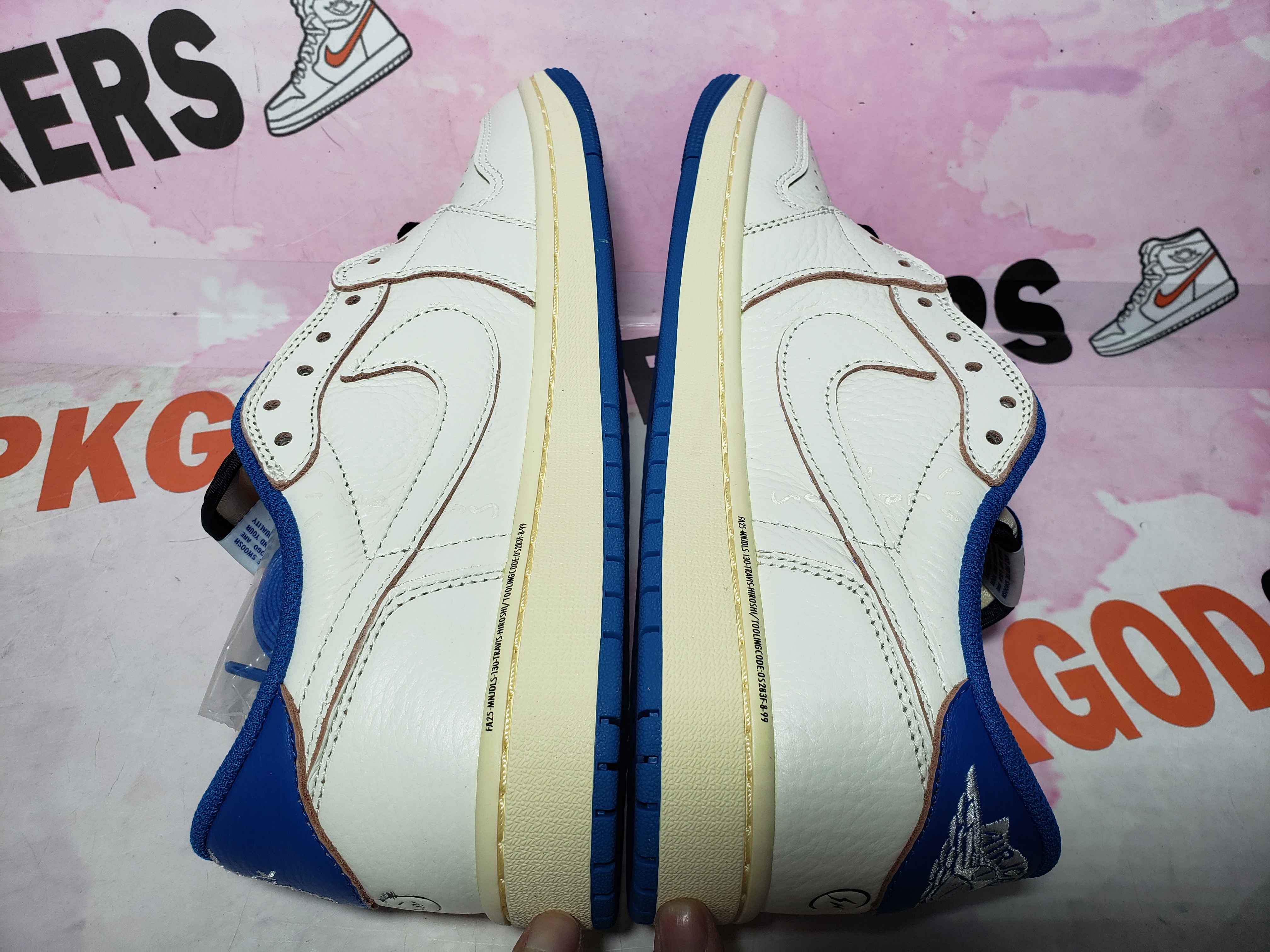 PKGoden Air Jordan 1 Retro Low OG SP Fragment x Travis Scott Sail Military Blue DM7866-104