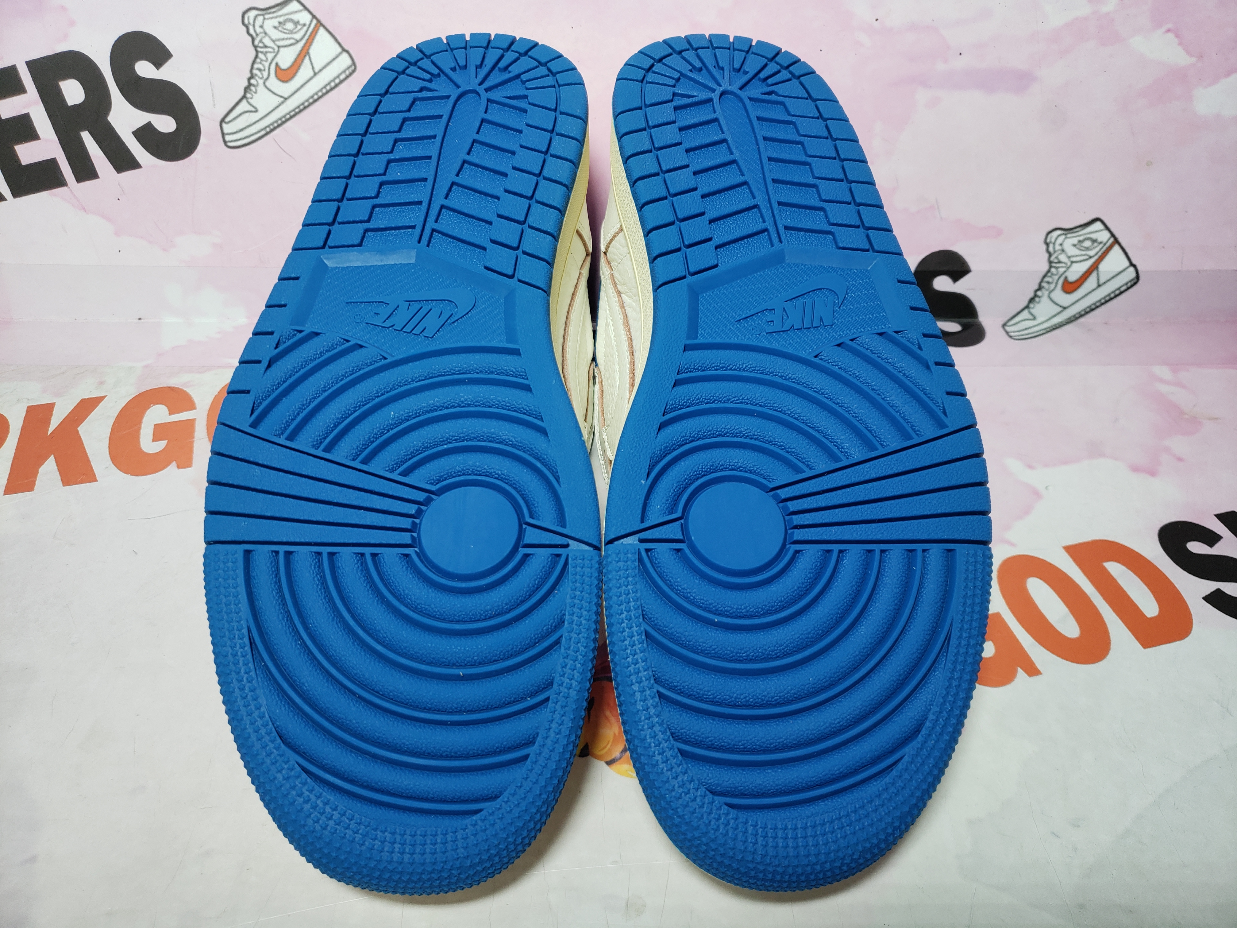 PKGoden Air Jordan 1 Retro Low OG SP Fragment x Travis Scott Sail Military Blue DM7866-104