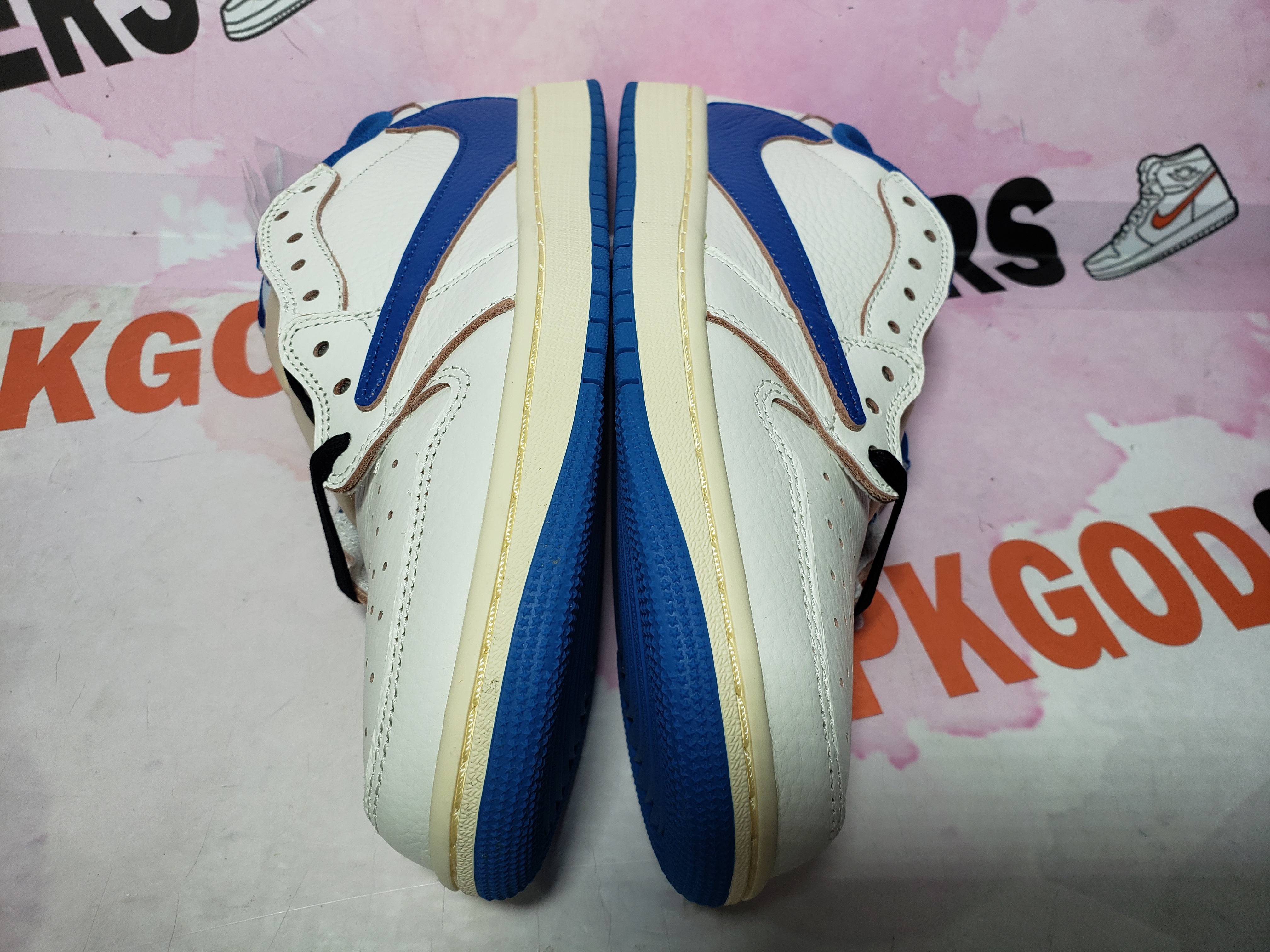 PKGoden Air Jordan 1 Retro Low OG SP Fragment x Travis Scott Sail Military Blue DM7866-104