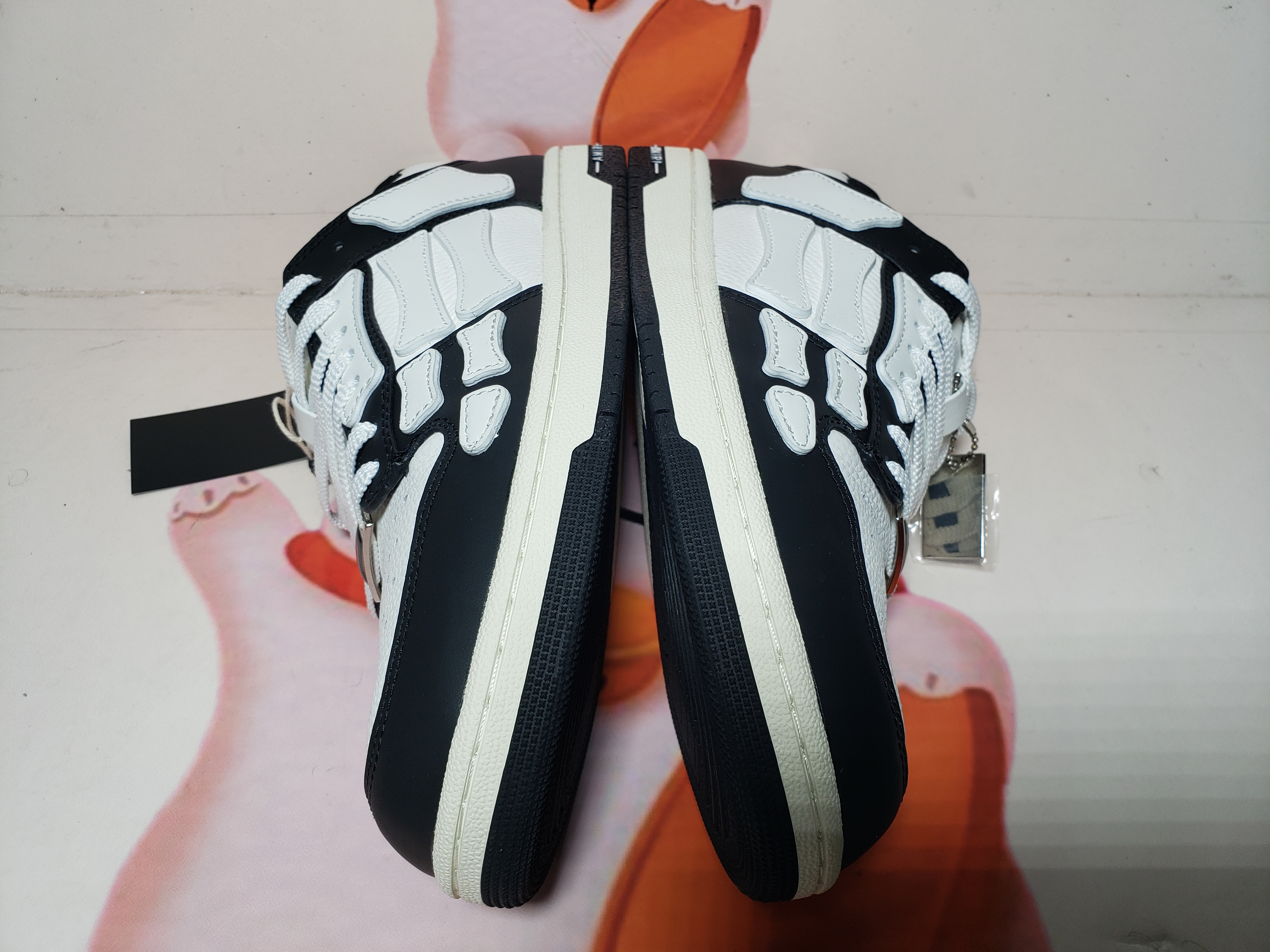 PKGoden Skel Top Low Black White MFS003-004