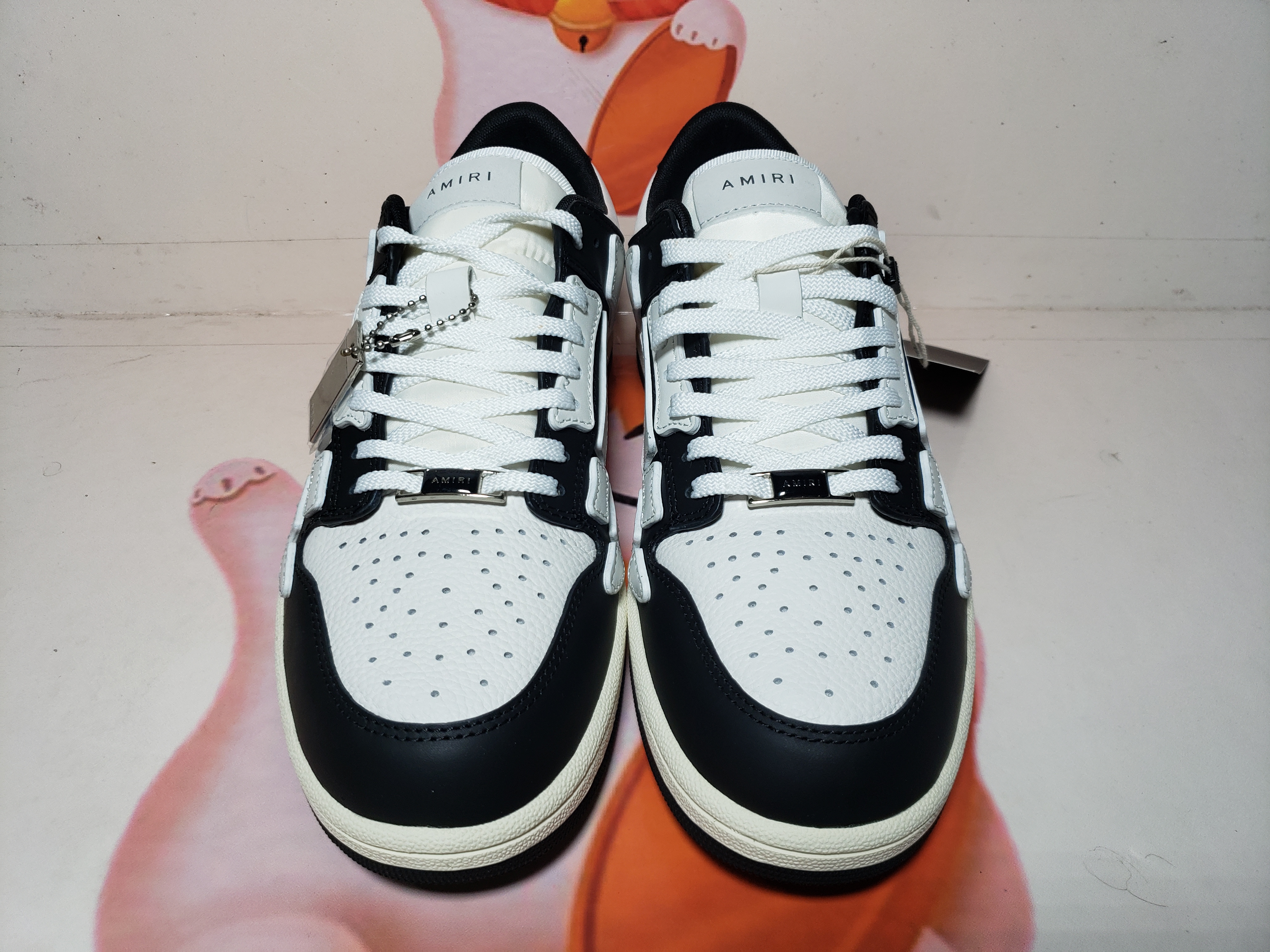 PKGoden Skel Top Low Black White MFS003-004