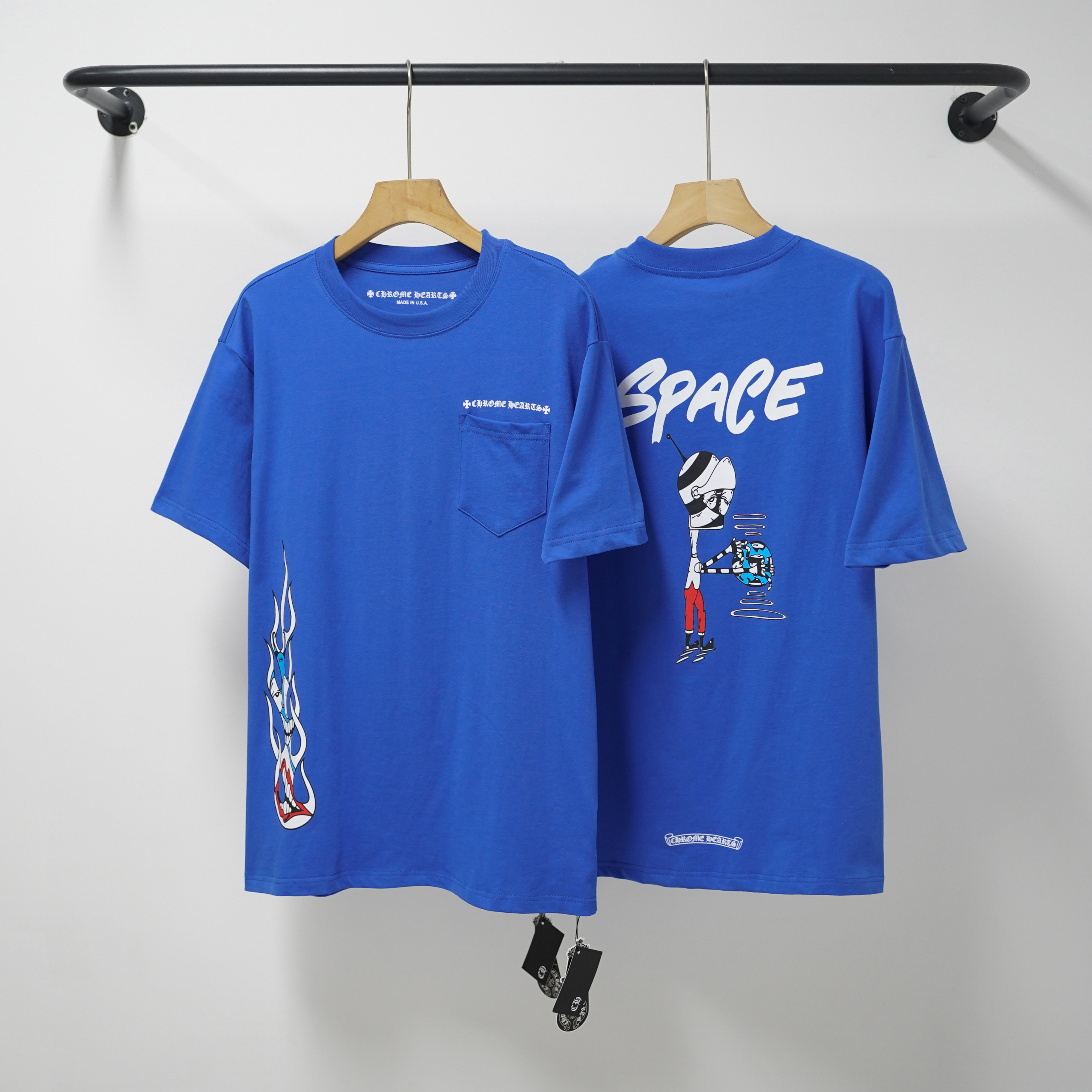 Chrome Hearts T-shirt Blue 2214