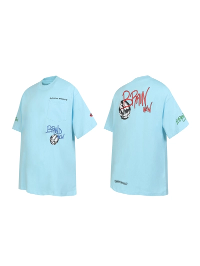 Chrome Hearts T-shirt Blue 2220 01