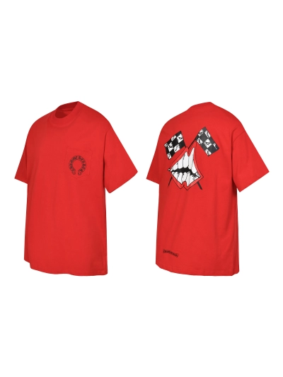 Chrome Hearts T-shirt Red 2212 01