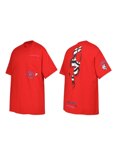 Chrome Hearts T-shirt Red 2218 01