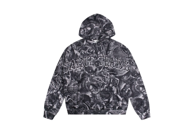 Saint Michael Tears Hoodie WY7789 01