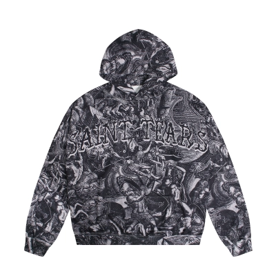 Saint Michael Tears Hoodie WY7789 01