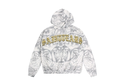 Saint Michael Tears Hoodie WY7790 01