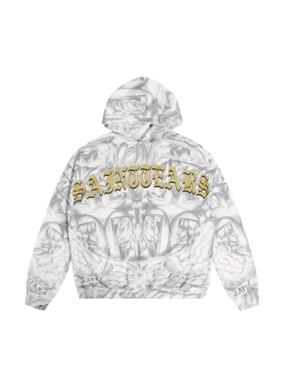 Saint Michael Tears Hoodie WY7790 01
