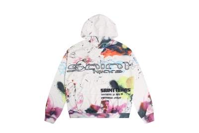 Saint Michael Tears Hoodie WY7791 01