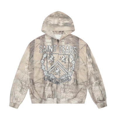 Saint Michael Tears Hoodie WY7795 01