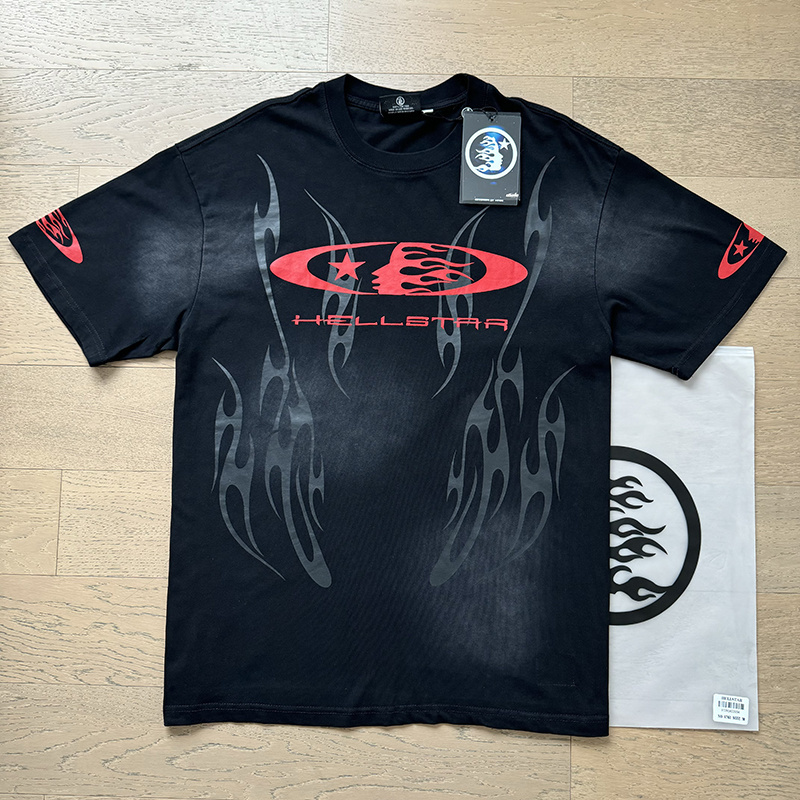 Hellstar T-Shirt and Short Pants Sports Suit 11