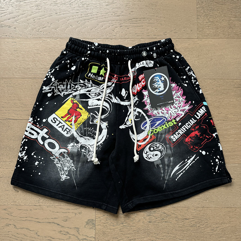 Hellstar T-Shirt and Short Pants Sports Suit 7