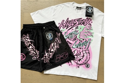 Hellstar T-Shirt and Short Pants Sports Suit 9 505708 01