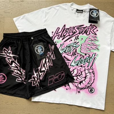 Hellstar T-Shirt and Short Pants Sports Suit 9 505708 01
