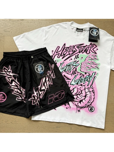Hellstar T-Shirt and Short Pants Sports Suit 9 505708 01