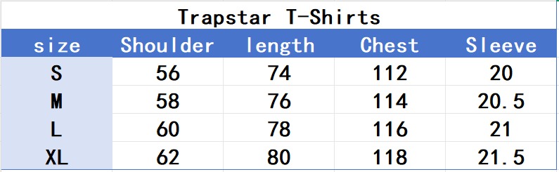 Trapstar T-Shirts 635 Black
