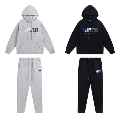 Trapstar Tracksuit 609-610 Gray/Black 01