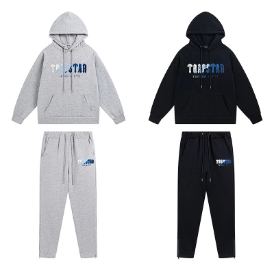 Trapstar Tracksuit 611-612 Gray/Black 01