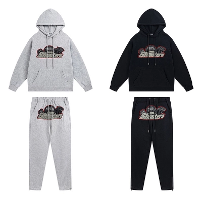 Trapstar Tracksuit 617-618 Gray/Black 01