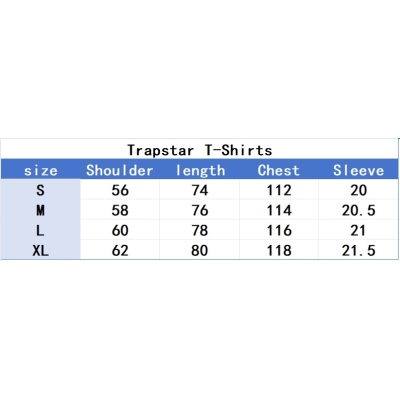 Trapstar T-Shirts 638 White/Black 02