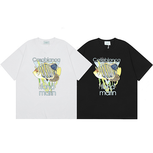 Casblanca T-Shirts 13 White/Black