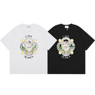Casblanca T-Shirts 16 White/Black 01