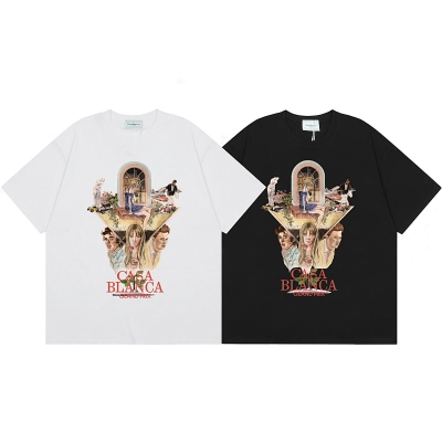 Casblanca T-Shirts 9 White/Black 01