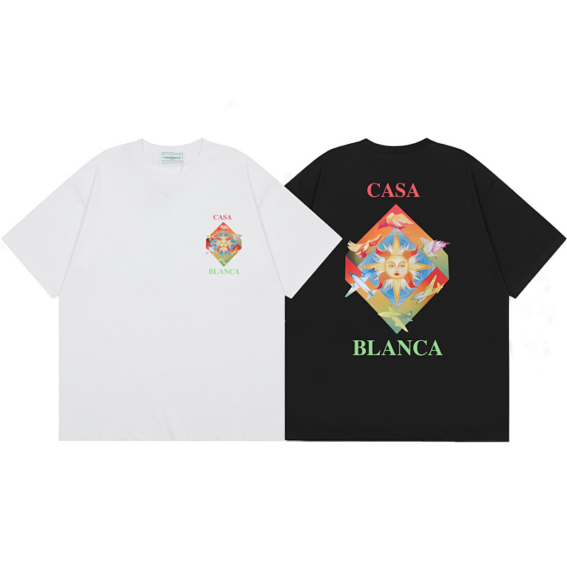 Casblanca T-Shirts 1 White/Black