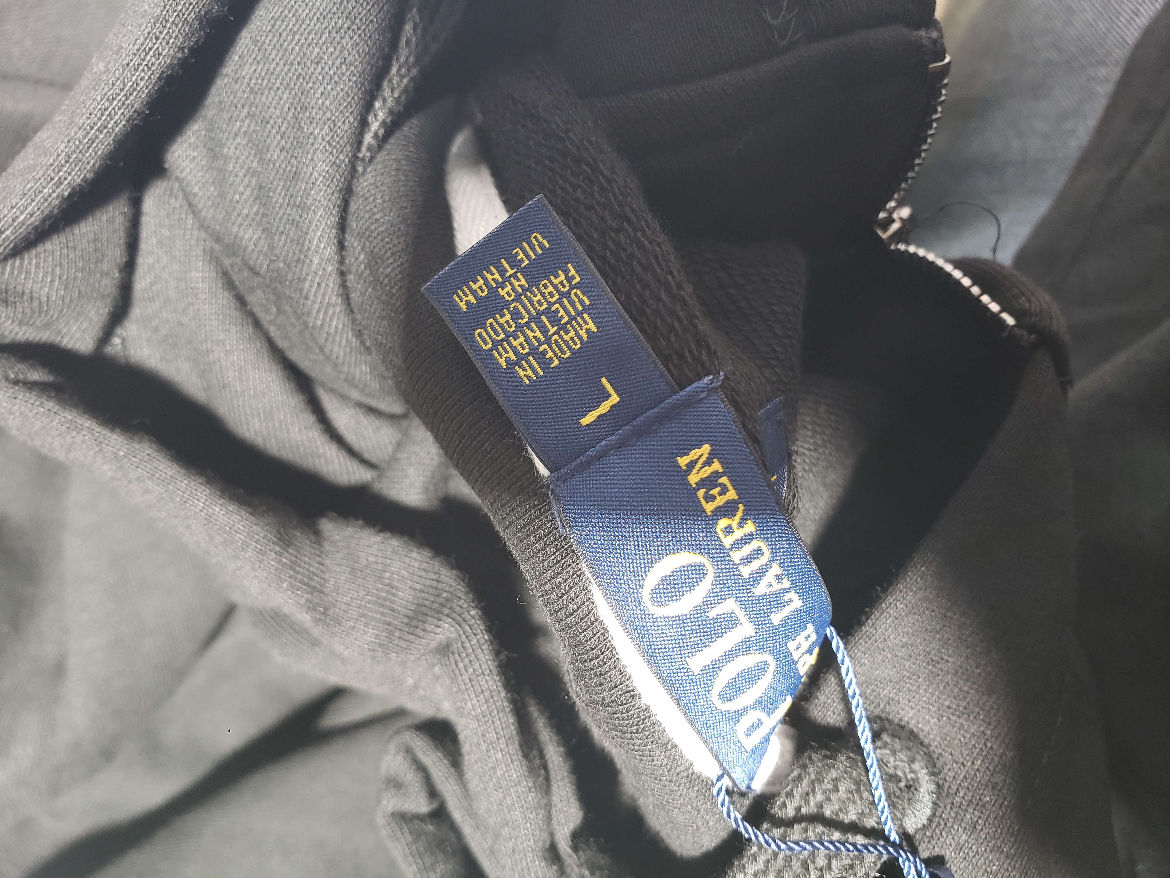 Polo Ralph Lauren Hoodie - Black & white logo