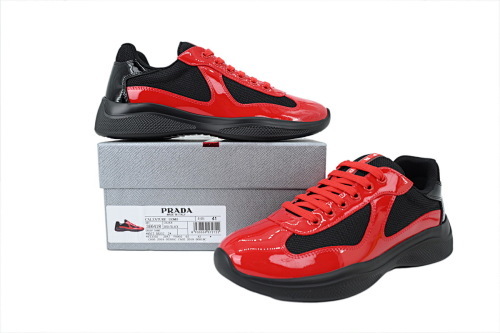 PKGoden Prada Sneakers Black and Red