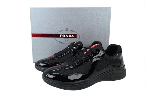 PKGoden Prada Sneakers Mirror All Black