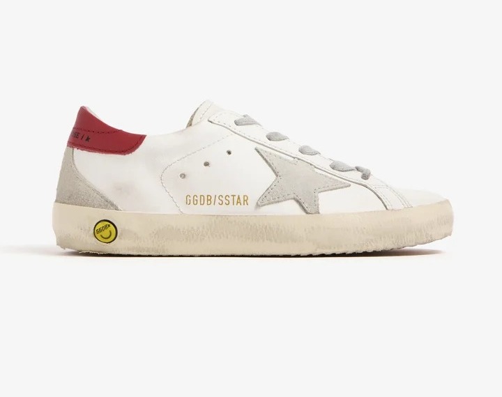 PKGoden Golden Goose Super-Star White Grey Red