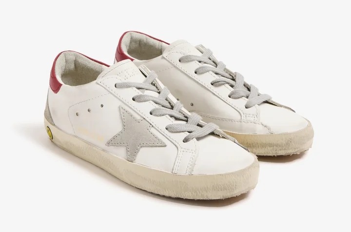 PKGoden Golden Goose Super-Star White Grey Red