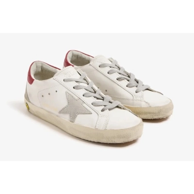 Golden Goose Super-Star White Grey Red 02