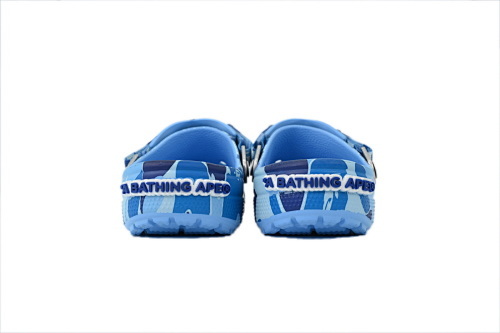 BAPE x Crocs Classic Clog Slide ABC Camo - Blue