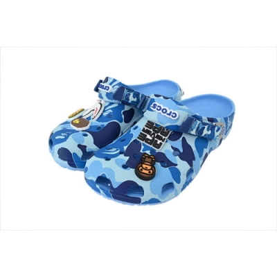 BAPE x Crocs Classic Clog Slide ABC Camo - Blue 01