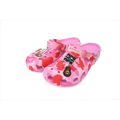 BAPE x Crocs Classic Clog Slide ABC Camo - Pink 01