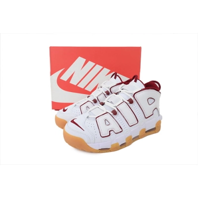 PKGoden Air More Uptempo White Team Red Gum FJ2846-100 02