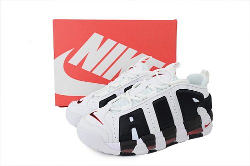 PKGoden Air More Uptempo Low Black and White FZ3055-105