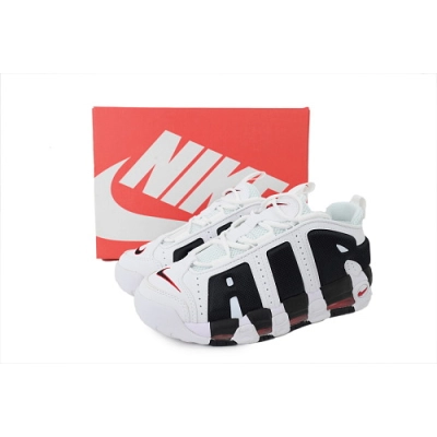 PKGoden Air More Uptempo Low Black and White FZ3055-105 02