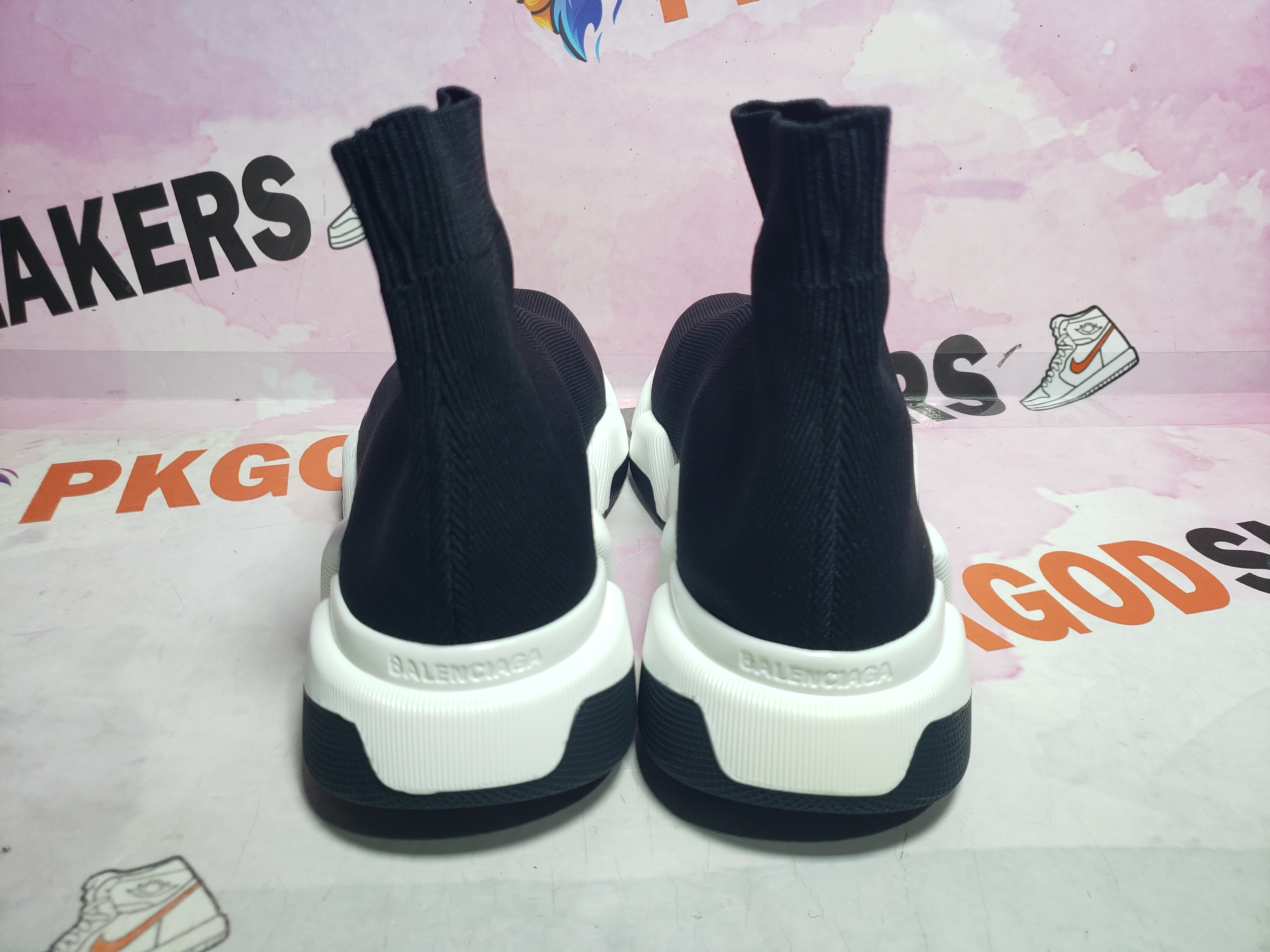 PKGoden Balenciaga Speed 2.0 Black White 617239W2DB21015