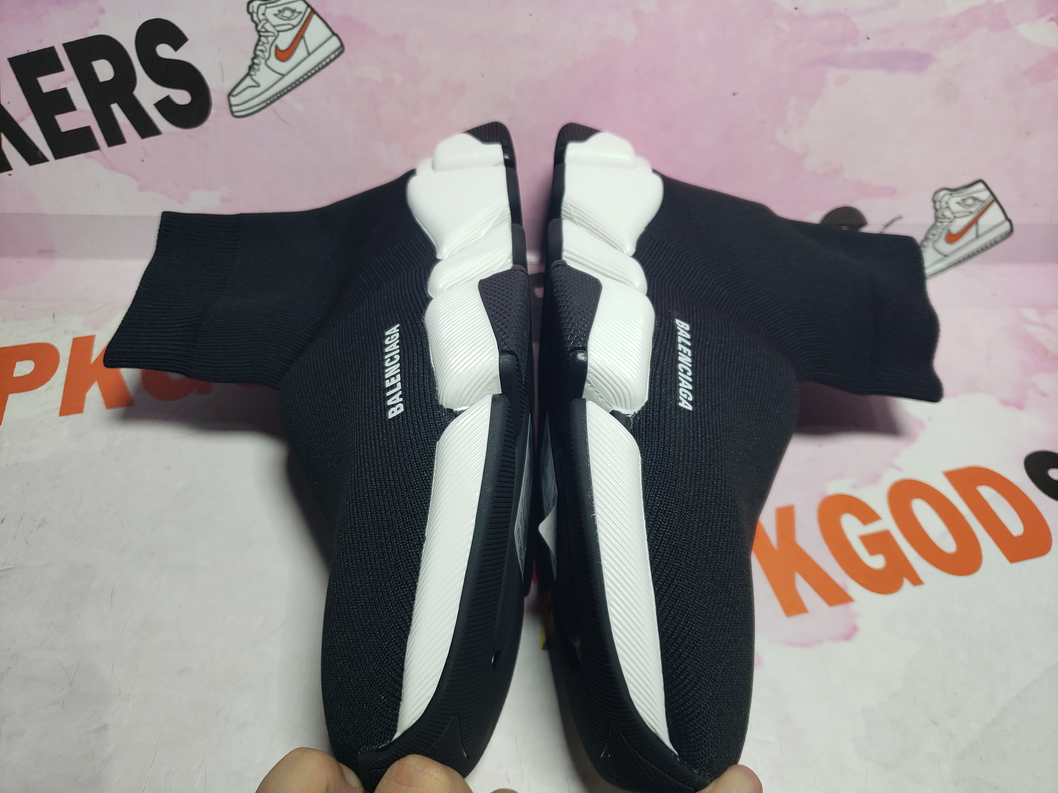 PKGoden Balenciaga Speed 2.0 Black White 617239W2DB21015