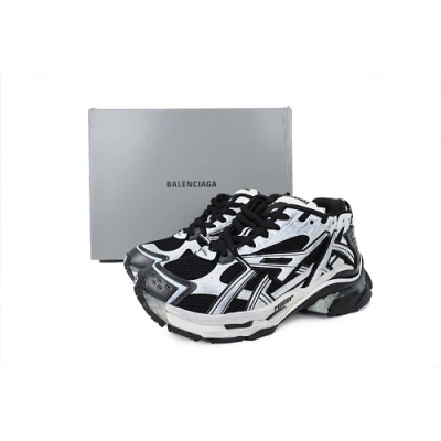 PKGoden Balenciaga Runner LED Black and White 853225 WRNLD 9010 02
