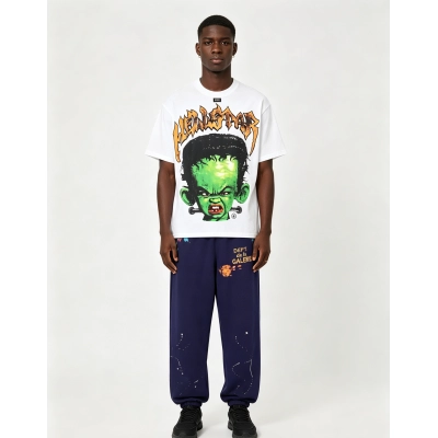 Hellstar T-Shirt 502 and Gallery Dept Pants 6ht03 Suit 01