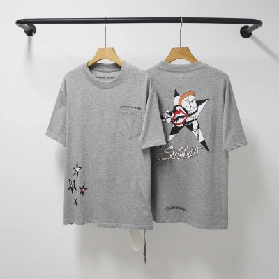 Chrome Hearts T-shirt 2236 and GALLERY DEPT flared jeans G99 Suit 02