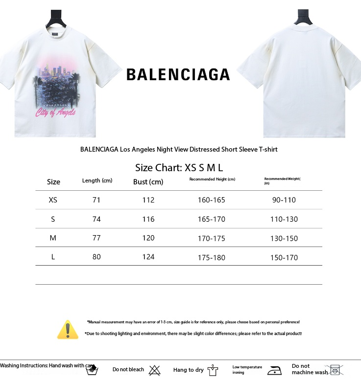 Balenciaga Distressed T-Shirt h18016 and 24SS Floral Denim Pants h31017 Suit