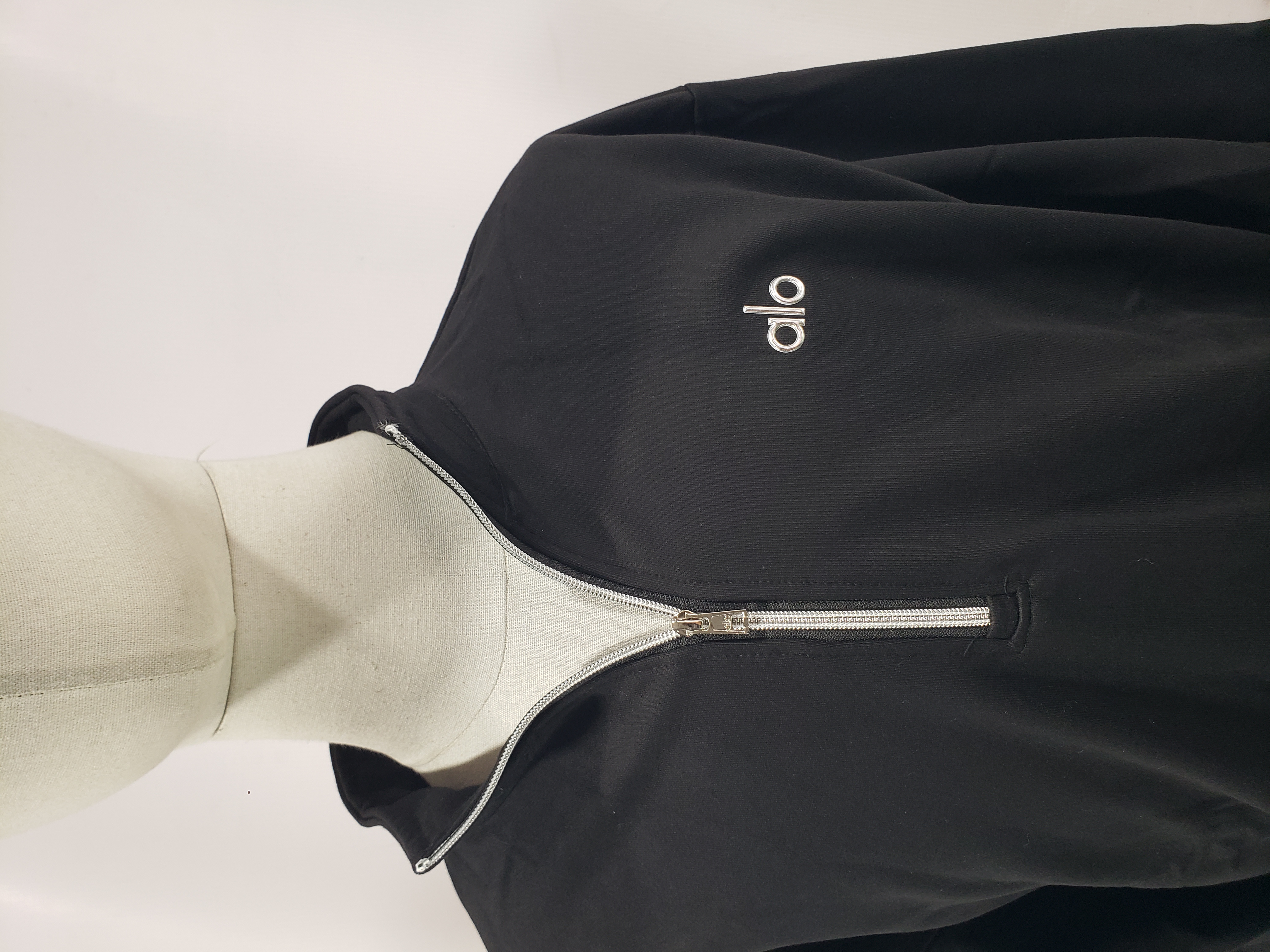 Alo Yoga Accolade 1/4 Zip Pullover Set Black