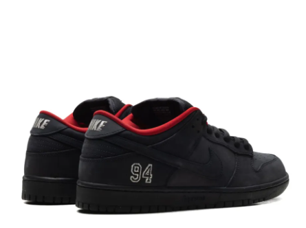 PKGoden SB Dunk Low x Supreme 94 Black HQ8487-001